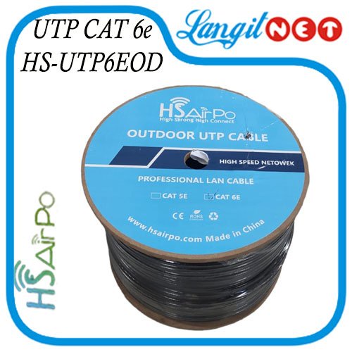 HSAIRPO CABLE UTP CAT 6e HS UTP6EOD ROLL OUTDOOR