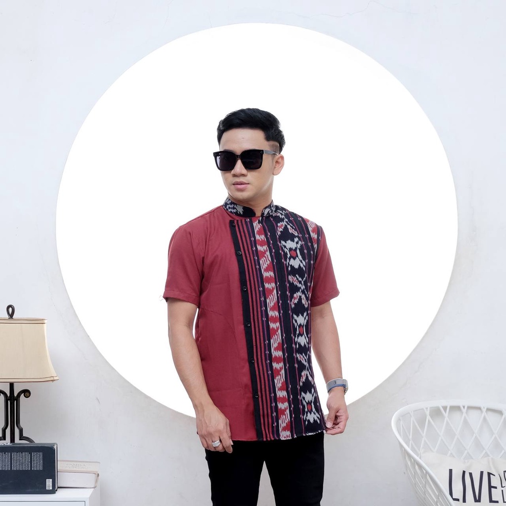 AIMAN shirt KEMEJA PRIA TENUN ASLI TORAJA DEBBY STORE