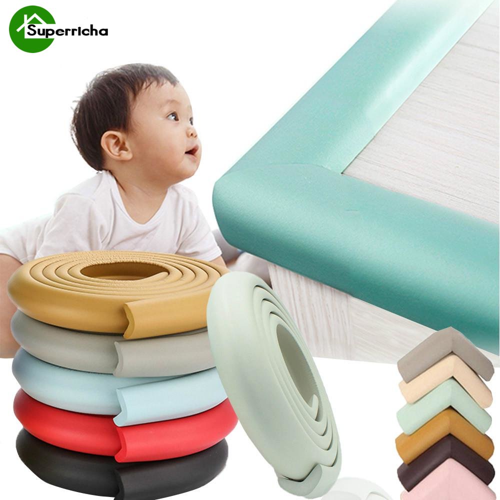 2m Baby Safety Corner Protector/Pelindung Anak Wallpaper Anti Tabrak/Pelindung Pinggiran Meja Dan Sudut Meja Bayi Bumper Protector Strip Pinggir