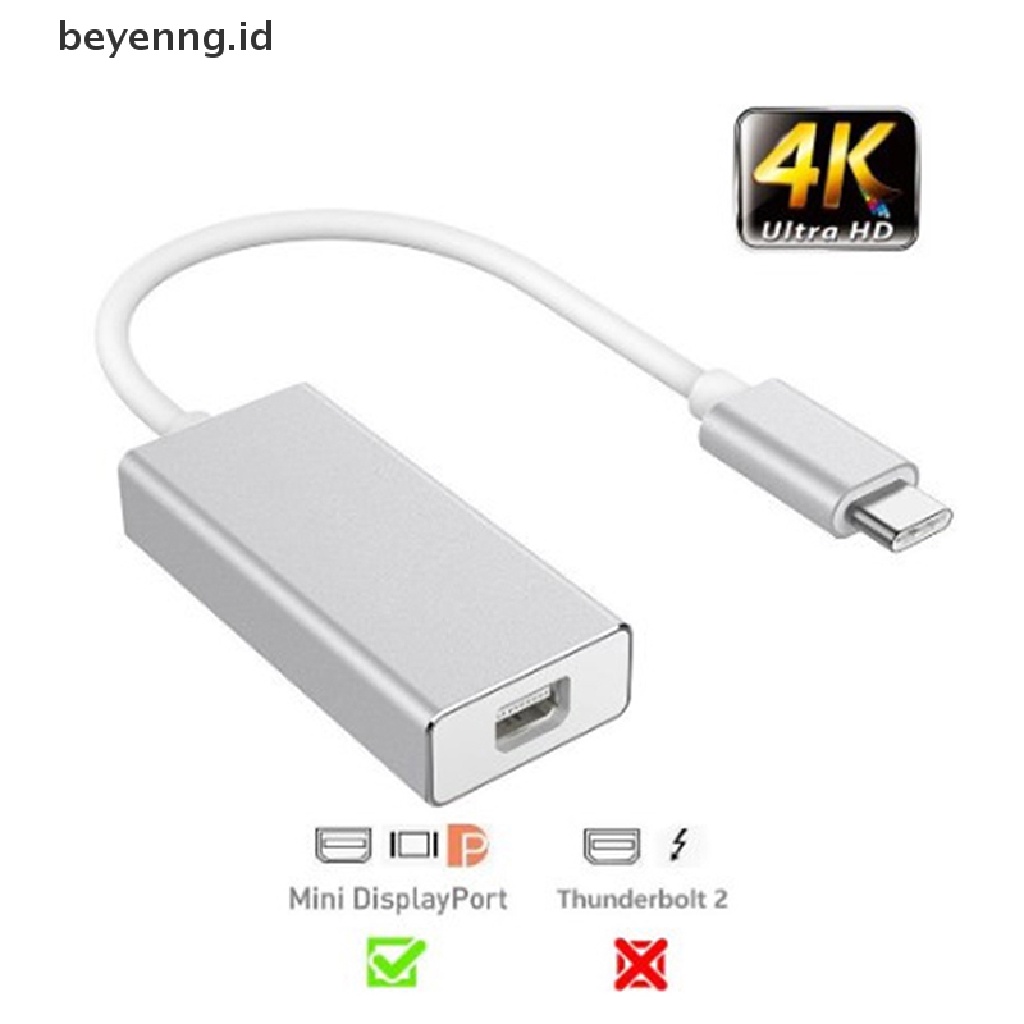 Beyen USB 3.1 USB C Type-C Male to Mini DP Display Port Female dapter Converter Kabel ID