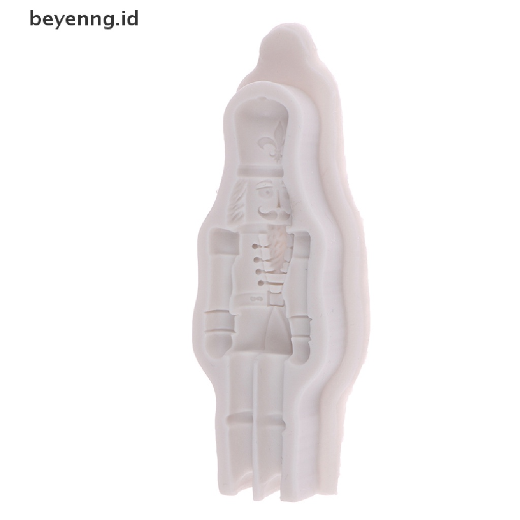 Beyen Nutcracker Solder Silicone Mold Sugarpaste Candy Chocolate Baking Mold Xmas gift ID