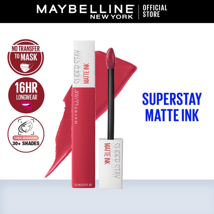 ✿ BISA COD✿ Maybelline Superstay Matte Ink - 80 RULER