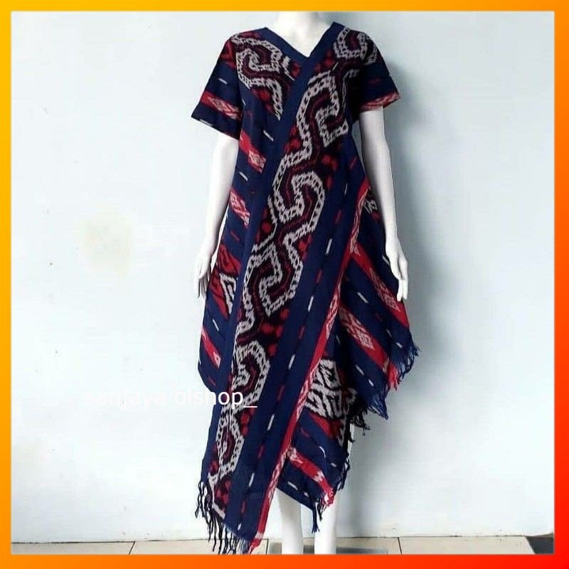 baju batik tenun baju tenun wanita - baju tenun etnik - dress tenun modern - dress etnik modern - dr