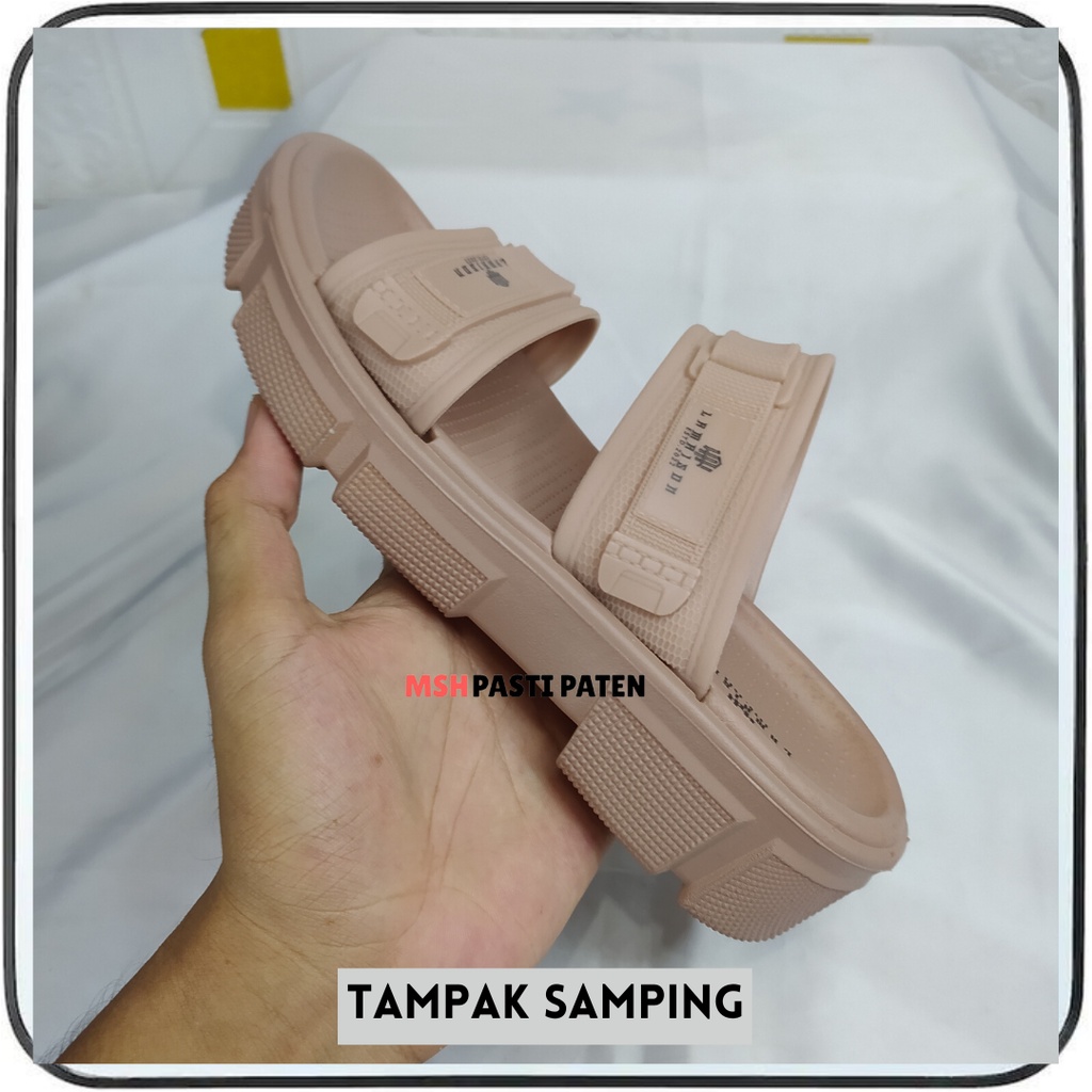 Lamaison 2209 Sandal Slide Karet Tali Dua Import Wanita Sandal Cantik
