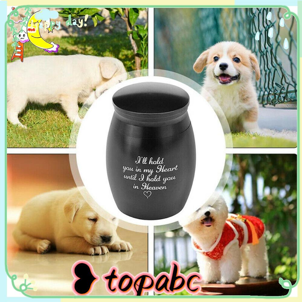 Top Pet Cremation Guci Memorial Kenang Kenangan Aluminium Alloy Cremation Guci Jar