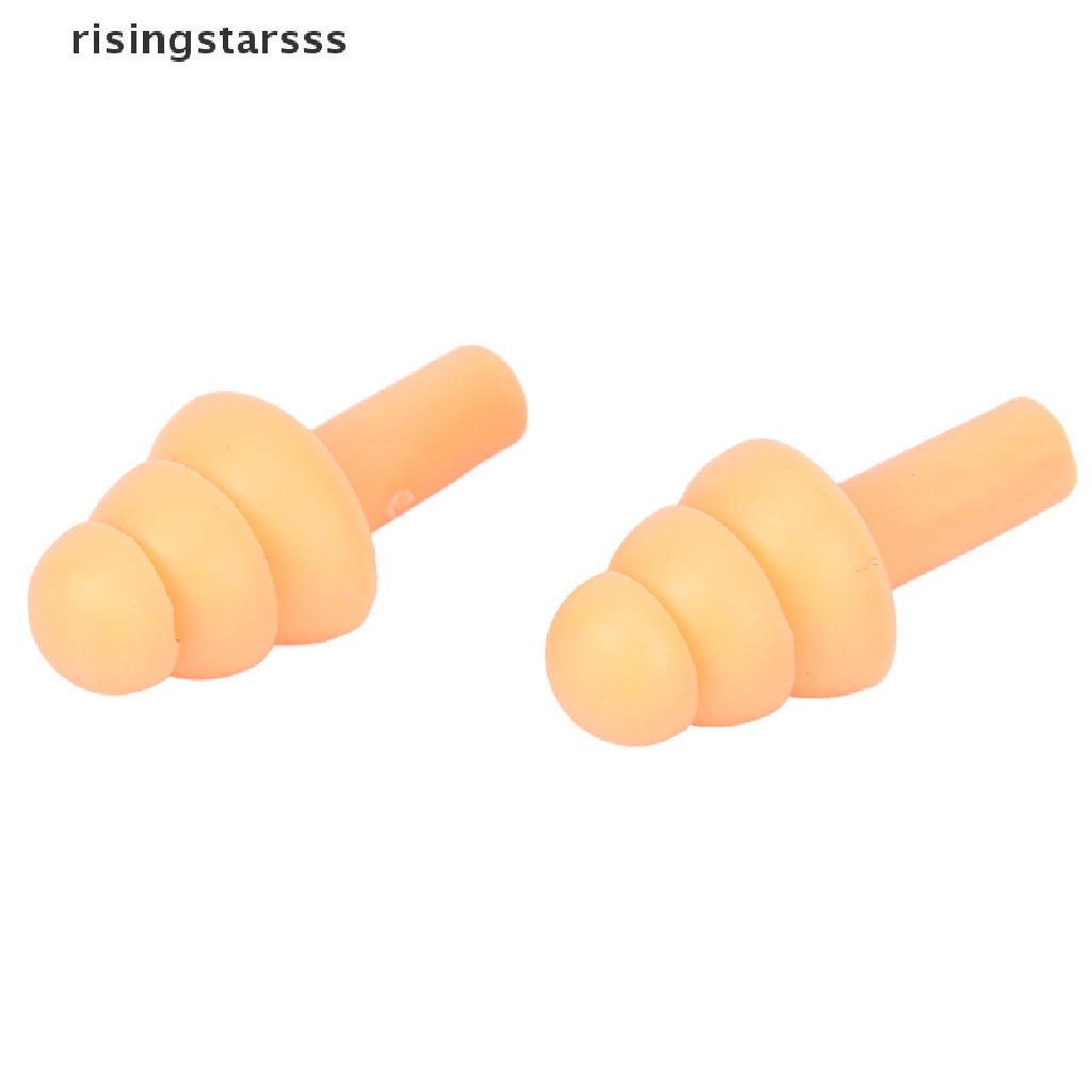 Rsid Span-new 10pasang Penyumbat Telinga Renang Silikon Lembut Anti-Noise Ear Plug Jelly