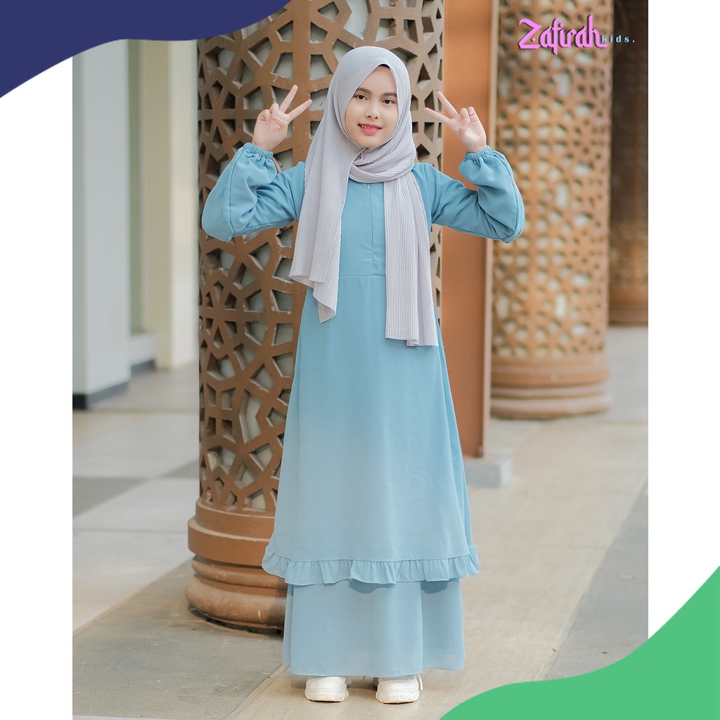 Gamis Malaysia Anak Terbaru Ori Zafirah Kids