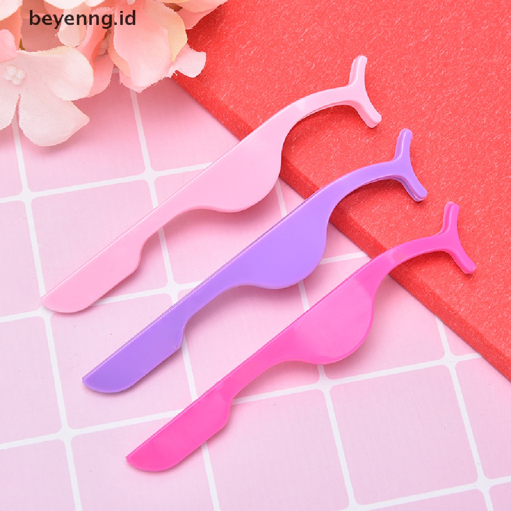 Beyen Plastic Eyelashes Extension Auxiliary Clamp Clips Eye Lash Makeup Tools ID