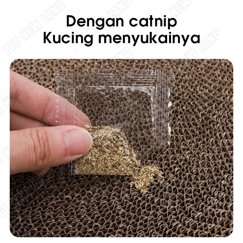 Cat Scratcher Box Cakaran Kucing Garukan Kucing Besar Jumbo Papan Garukan Kucing Mainan Kucing