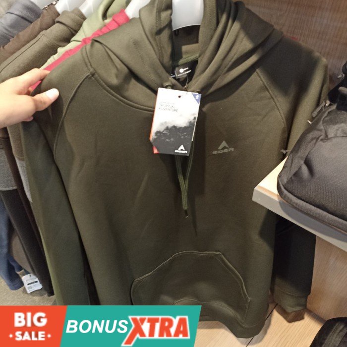 Sweater EIGER19891989 CASTMIRE PULLOVER HOODED Hoodie Olive 91000 7340 Ori Bandung