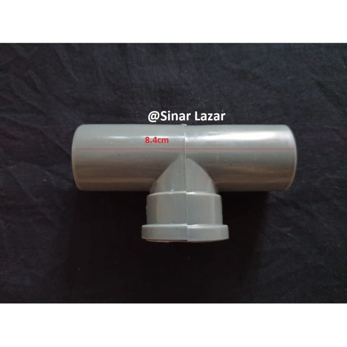 Sambungan Pipa Tee T 12quot PVC Cabang Drat Kuningan T 12 Inch