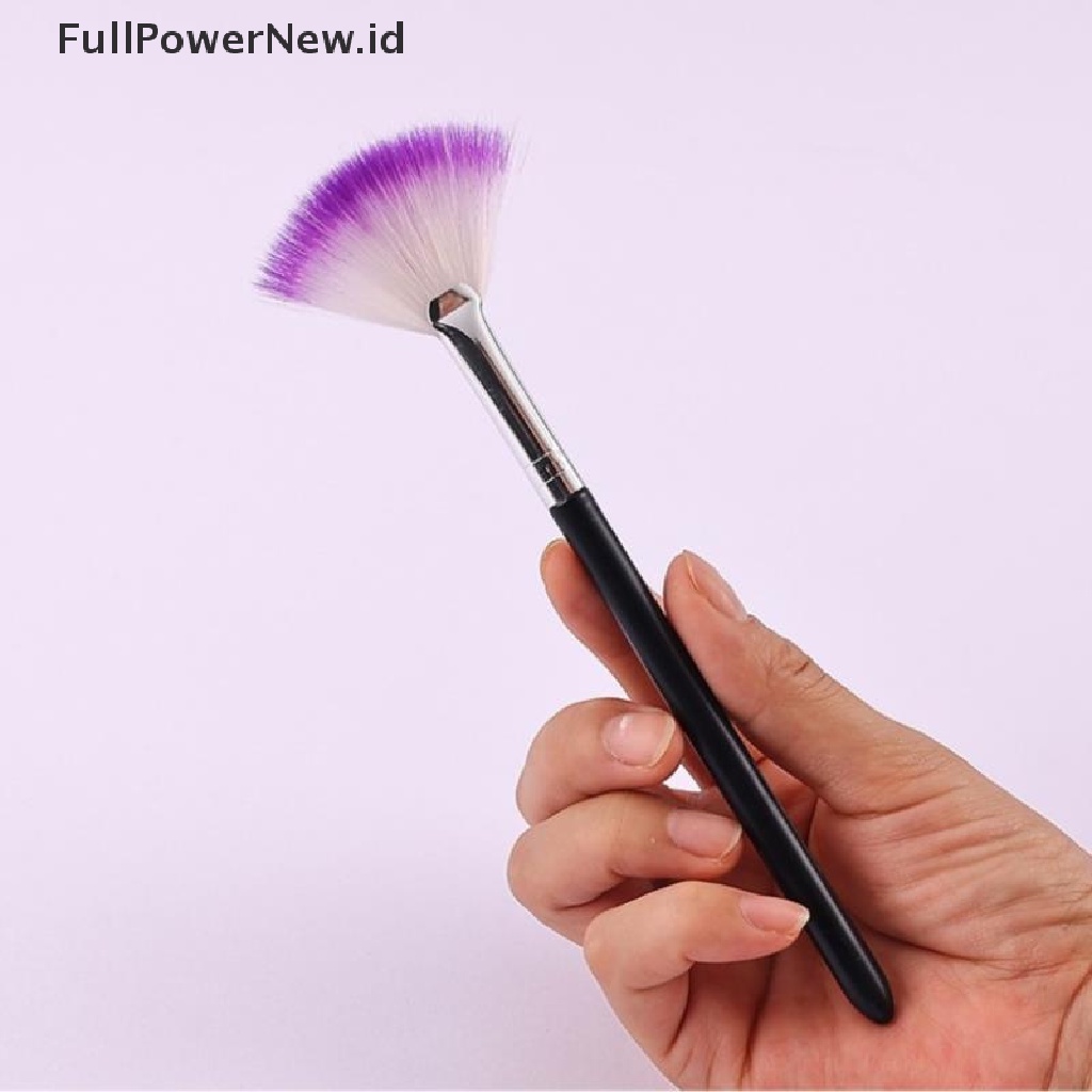 Power Purple Sikat Makeup Setengah Lingkaran Lembut Rambut Persia Highlight Foundation Brush ID