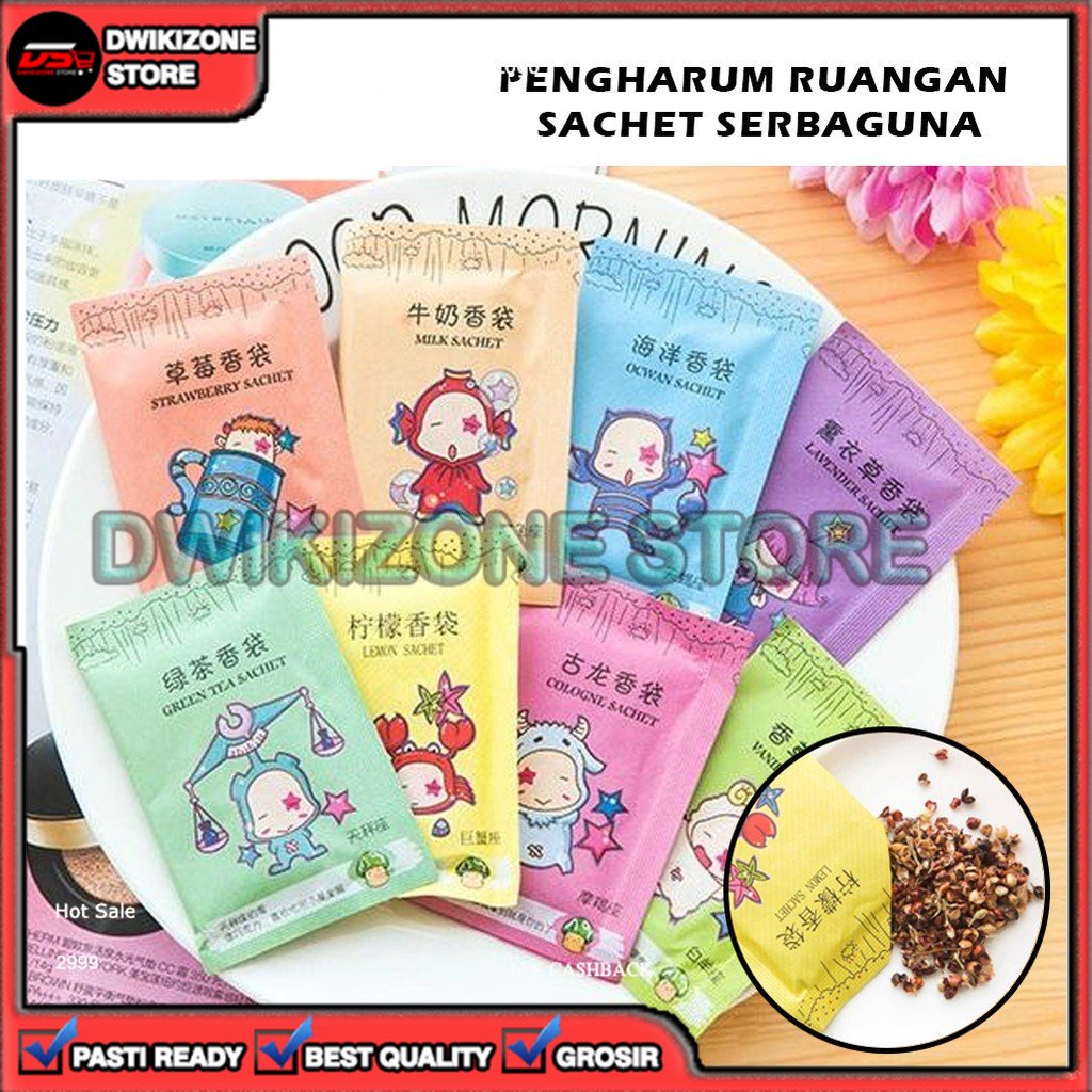 [DZS] PENGHARUM PEWANGI RUANGAN AROMATERAPI SACHET MINI PARFUM  LEMARI SERBAGUNA MULTIFUNGSI