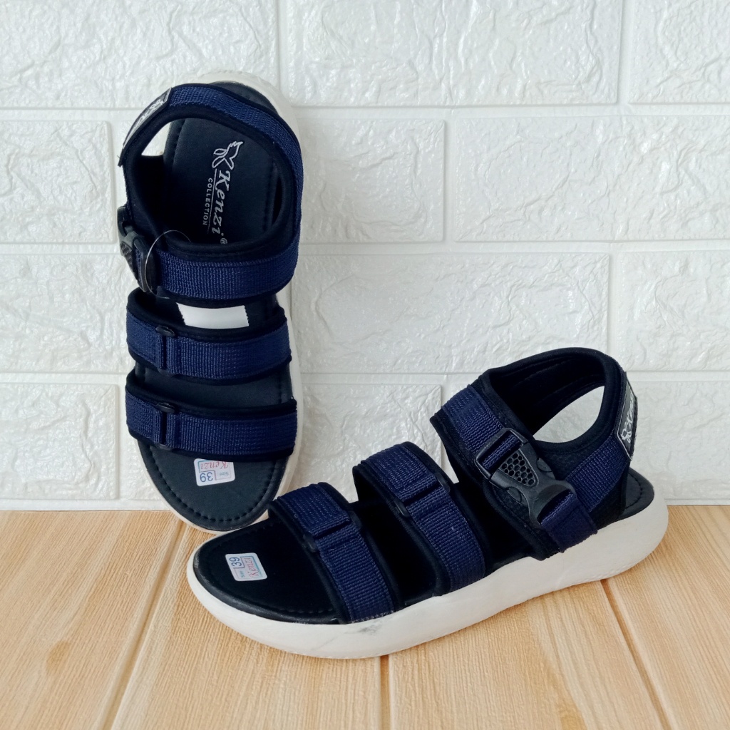 Sandal Wanita Let Gunung Kenzi Size 31-40 Abu