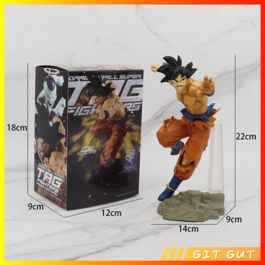 Action Figure Pajangan Dragon Ball Z Son Goku Battle Stance