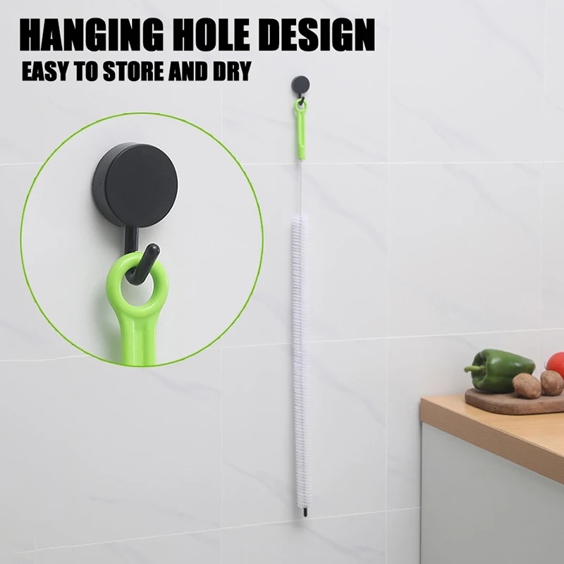 45/72cm Dipanjangkan Sikat Pembersih Saluran Pipa Dredging Alat Fleksibel Kamar Mandi Floor Drain Wastafel Dapur Pembersih Pipa Selokan Sumbatan Hair Remover