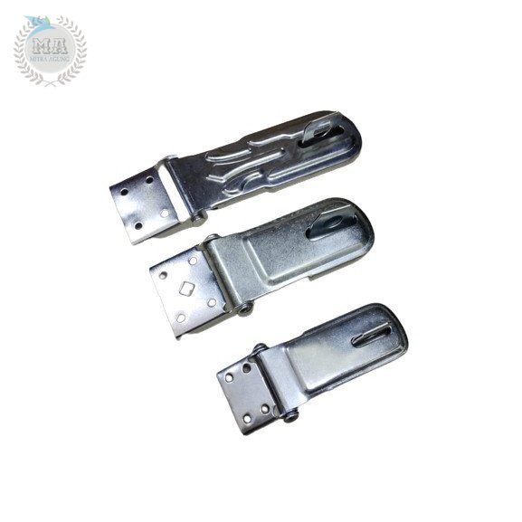 Overval Grendel Overfal Plat Badak 6 inch Overpal Slot Cantolan Kaitan OLS Grendel overpal gembok 6&quot; Silver