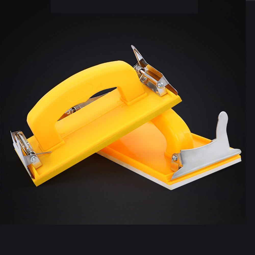 [Elegan] Amplas Holder Portable Dengan Pegangan Papan Dinding Hand Sander Poles Gerinda Sanding Block