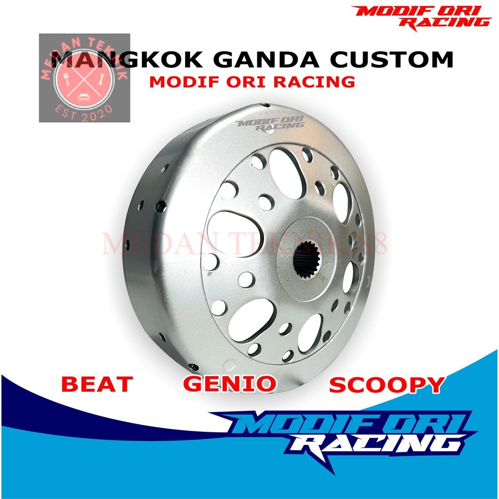 MEDANTEKNIK88 MANGKOK KAMPAS GANDA BEAT FI Kampas ganda Scoopy Fi Mangkok Ganda beat fi esp karburat
