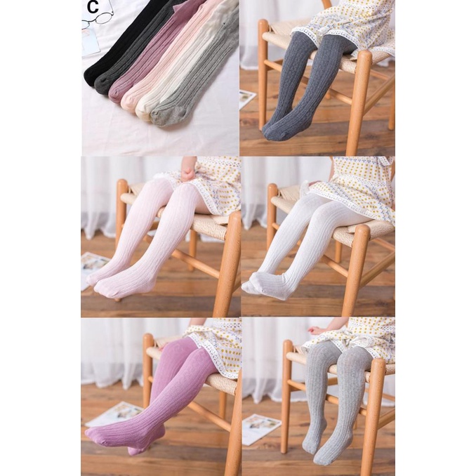1234OS - Legging Anak Bayi Unisex Tutup Kaki Polos
