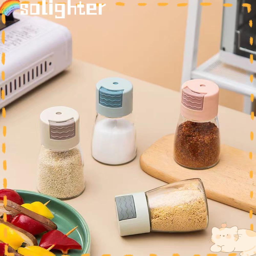 Solighter Metering Can Spice Pepper Sugar Botol Salt Shaker