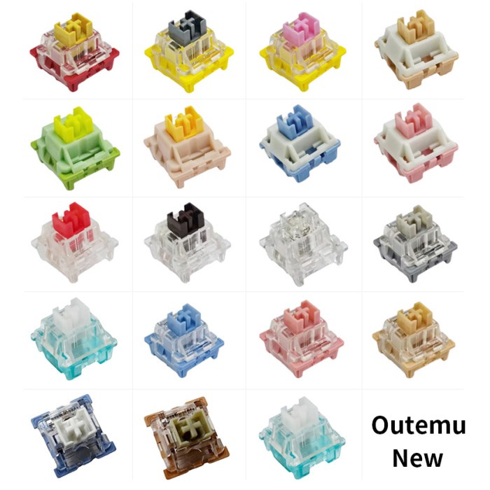 OtemuBOX Otemu Lubed Factory Switch Mechanical Keyboard 3 Pin