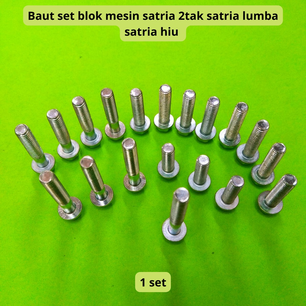 Baut baud set blok mesin suzuki satria 2tak satria lumba satria hiu