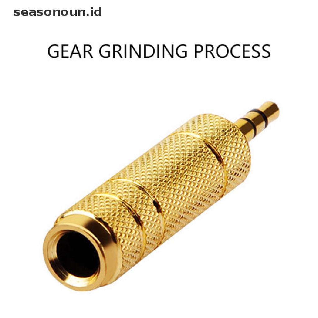 Seasonoun 3.5 Ke 6.5 Konversi Head Plug Konverter Piano Elektrik Adaptor Audio Stereo Jack Converter Mikrofon Kabel Audio Adaptor Male To Female.