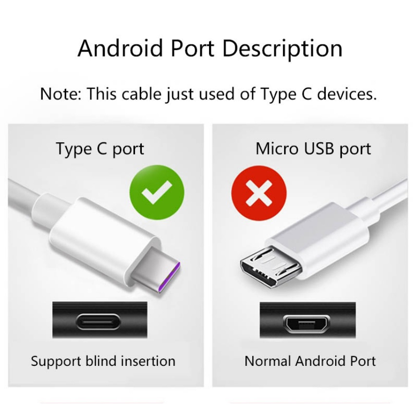 Kabel Data Telepon USB Aksesoris 5A Super Cepat Charger USB C Cable Quick Charge Tipe C Charging Untuk Samsung Huawei Xiaomi Mi USB Type C Cable Fast Charging Charger Handphone