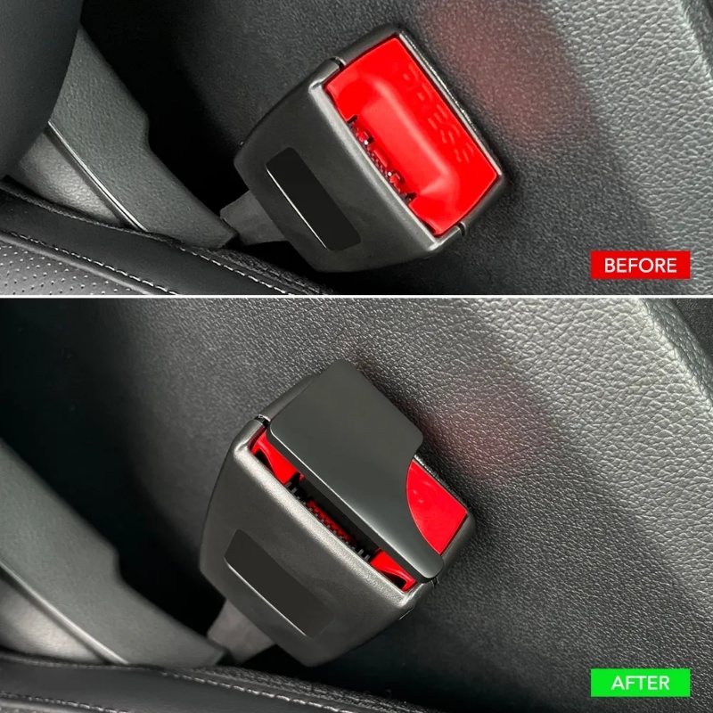 Universal Hidden Type Car Safety Belt Buckle Metal Insert Card/Peredam Peringatan Kursi Otomotif Nyaman/Colokan Stopper Sabuk Pengaman Kendaraan