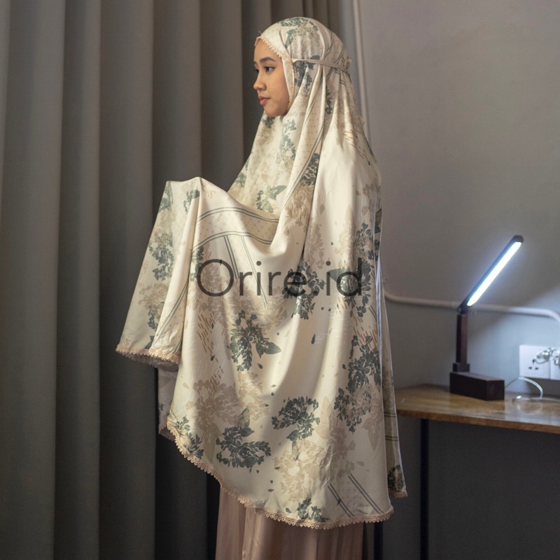 [Ready] Mukena Premium Orire Mukena Travel Pouch Cantik Diorsilk Zarra Silky 2In1 Premium Travelling