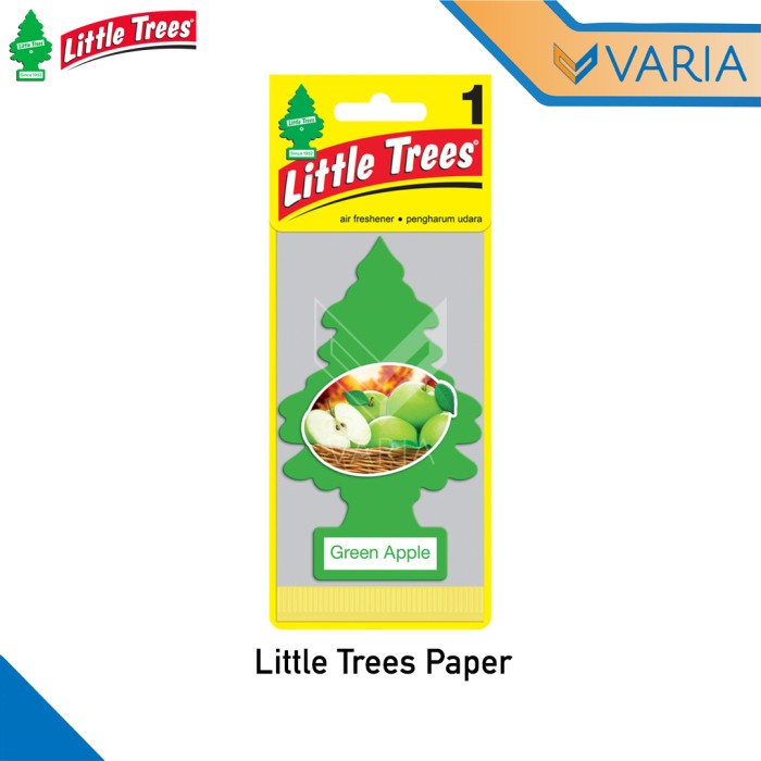 Little Trees Paper Green Apple Parfum Pengharum Ruangan Mobil Gantung