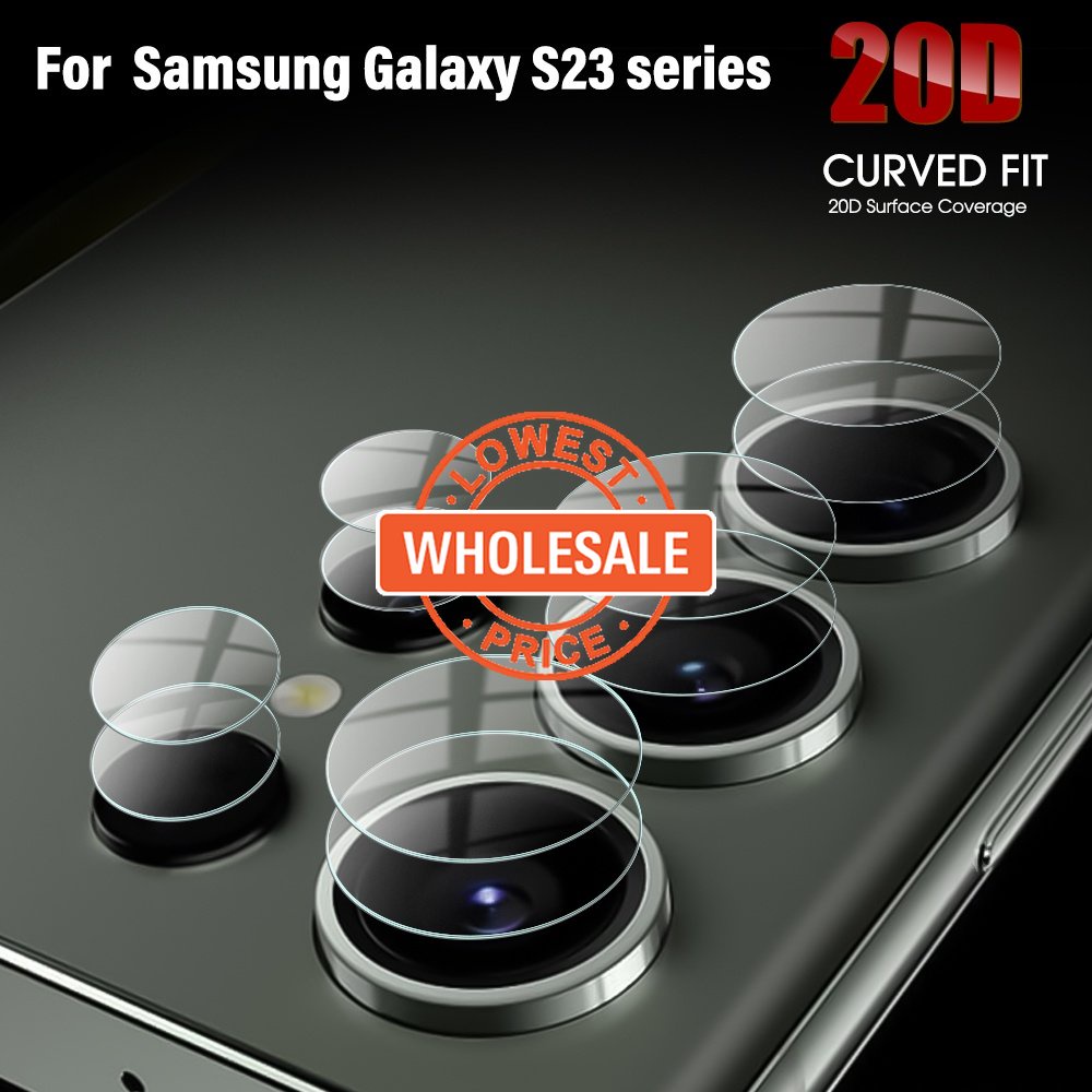[Harga Grosir] 1set Film Lensa Lingkaran Kompatibel Dengan Samsung Galaxy S23 Series/Stiker Lensa Kaca/Pelindung Lensa Ponsel Untuk S23 Ultra/S20 FE/Z Fold2/Aksesoris Telepon