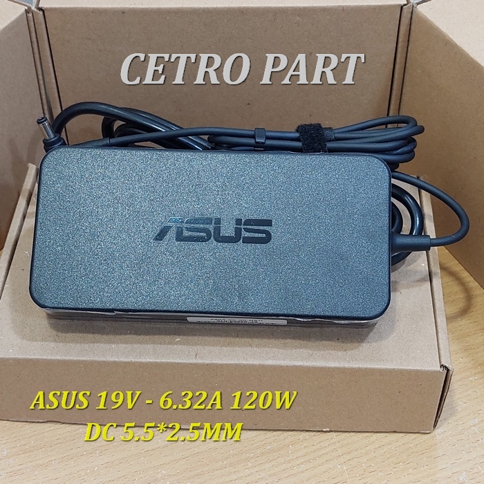 Charger Adaptor Laptop Asus X550VX 19V 6.32A new model square