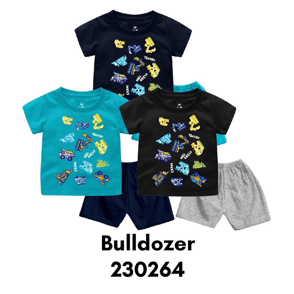 Setelan Bayi &amp; Anak Seamless Series MotoCar Usia 6 Bulan-8 Tahun Bahan Katun Combed 30s