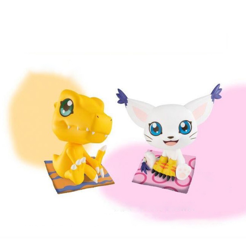 Baru 11 cm Digimon Gabumon Karakter Agumon Tailmon Figurine PVC Action Figure Model Anime Anak Koleksi Boneka Mainan