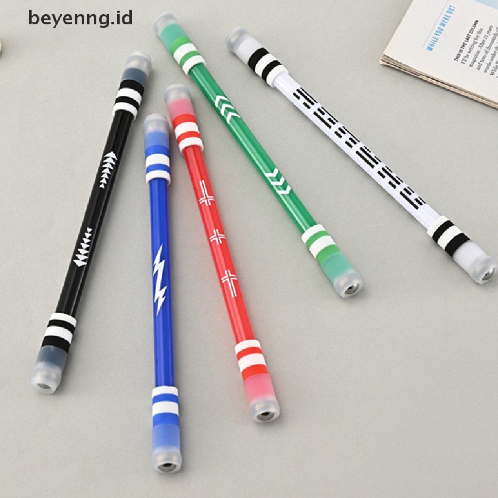 Beyen 1pcs Novelty Spinning Pen Rotag Gaming Bolpoin Untuk Anak-Anak Siswa Hadiah ID