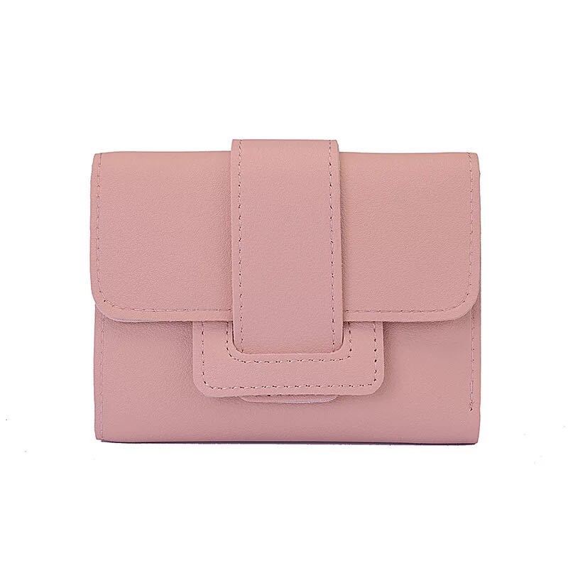 Sera ins dompet baru siswa perempuan Korea fashion bagian pendek lucu kecil portabel mini dompet dompet koin tas kartu