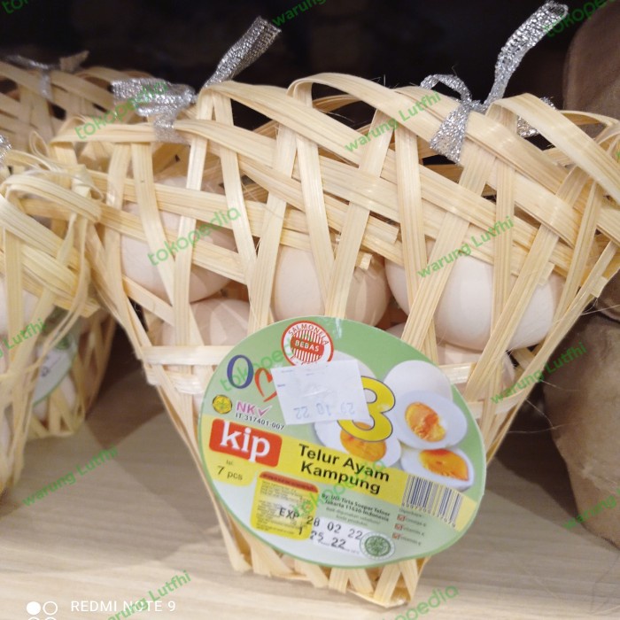 

Kip Telur Ayam Kampung isi 7pcs