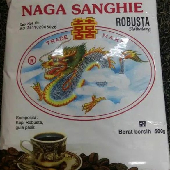 

[Ready Stock]bisa COD Kopi Naga Sanghie Robusta 500 Gram - Halus