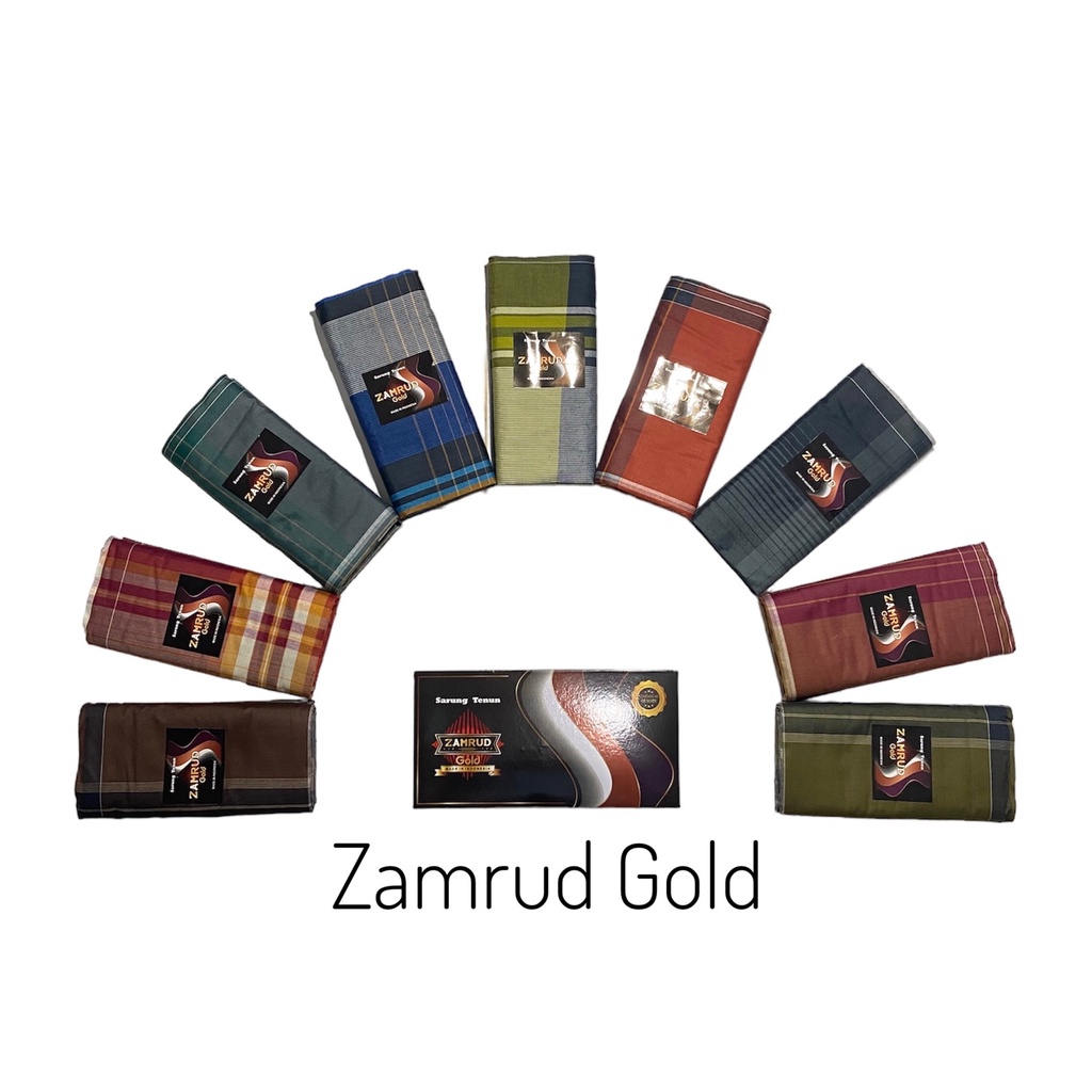 Sarung Dewasa Zamrud Gold Kemasan Dus