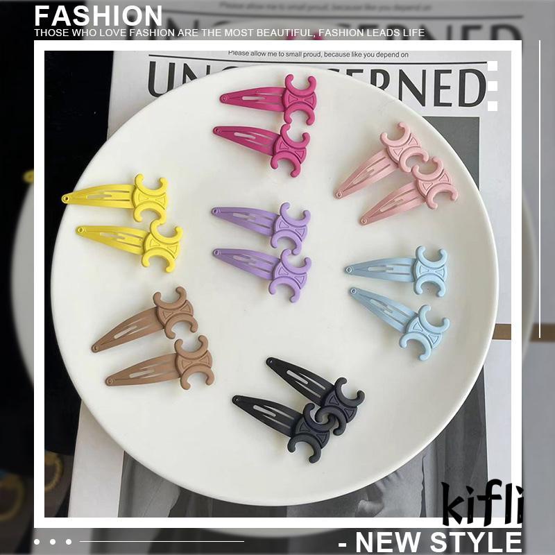 [KD] Bobby Pin French Vintage Metal Makaron Poni Samping Klip Makeup Hair Clip