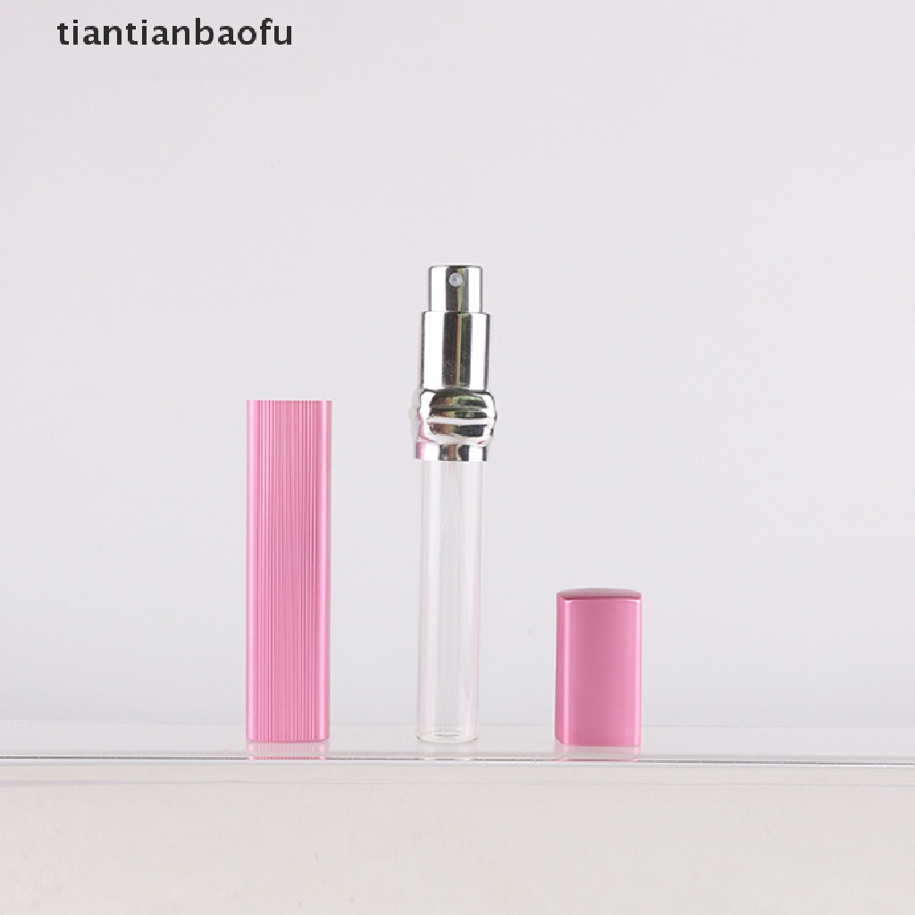 [tiantianbaofu] Botol Isi Ulang 12ml Travel Portable Aluminium Bottle Boutique