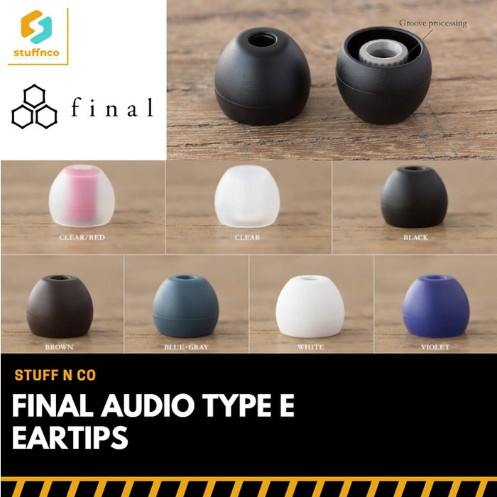 Final Audio Type E Eartips Earphone IEM Earphone Replacement Type-E