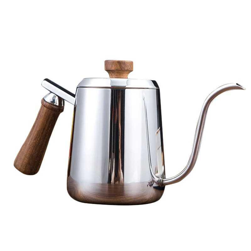 Cinsoya Teko Pitcher Kopi Teh V60 Stainless Steel Leher Angsa - C055 ( Mughnii )