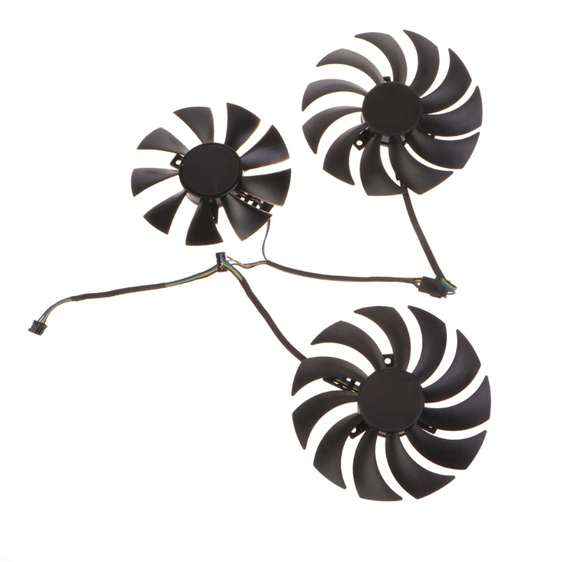 Zzz 100mm 90mm GPU Cooler Fan 12V 4Pin Kartu Grafis Pendingin Untuk Dataland RX5600XT 5700 5700XT X-Serial GAA8S2U GA91S2H