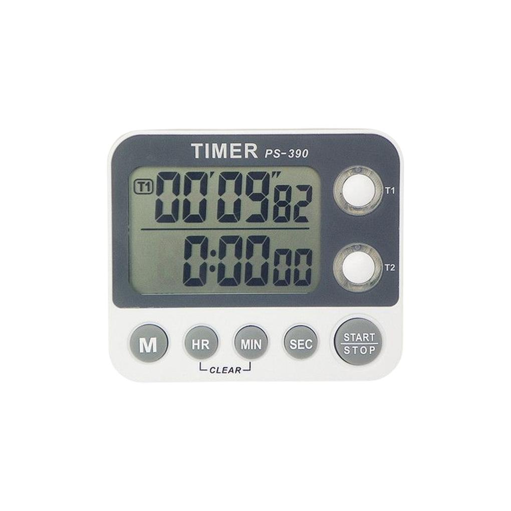 Timer Digital Kitchen Gadget Layar LCD Profesional 3tingkat Volume Alat Hitung Counter Kecil Perlengkapan Rumah