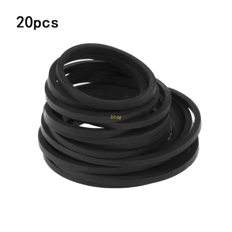 Bt 20x Mix Square Kaset Tape Belt Mesin Perekam Sabuk Karet 25-170mm 1.5mm