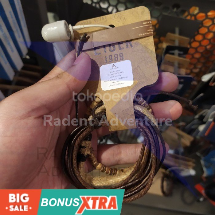 Gelang EIGER1989 CRAFTO Bracelet Noc 91000 6912 Original Bandung Bagus KEREN AWET