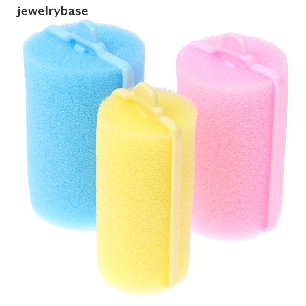 [jewelrybase] Sponge Curls Curly Wavy Curly Profesional Styling Foam Spons Lembut Busa Roller Butik